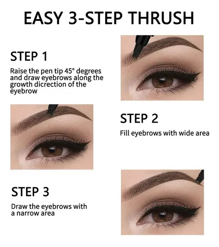 Lápiz De Cejas Microblading 3d Natural Profesional 04