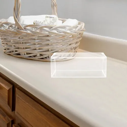1×lavandería Caja De Acrílico Tapa Secadora Soporte