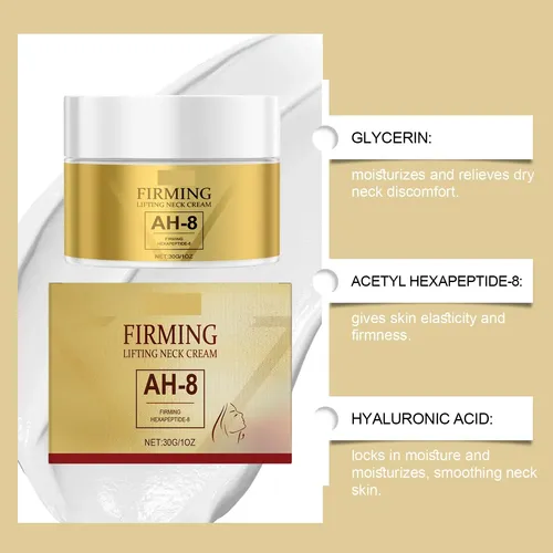 Creme Hidratante, Elástico Suave Para Pescoço 1pc