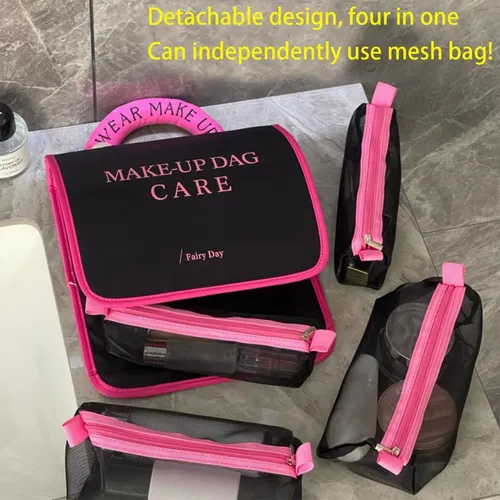 Cw Bolsa De Viaje Portátil Para Maquillaje Y Aseo