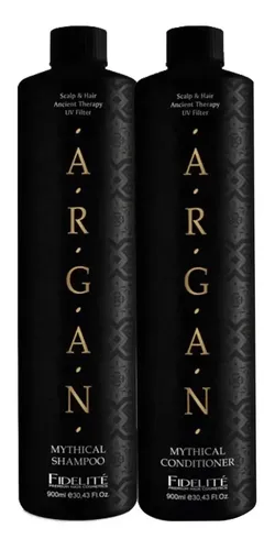 Shampoo Y Acondicionador Argan 900ml Hidratación Y Brillo