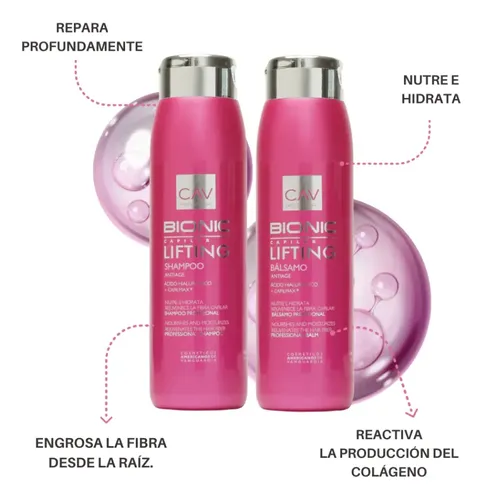 Kit Capilar Anti-age Ácido Hialurónico Lifting Y Brillo