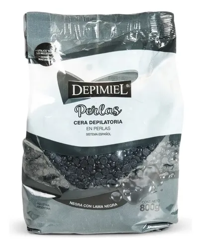 Cera Depilatoria Perlas Depimiel 800 Gr Lama Negra