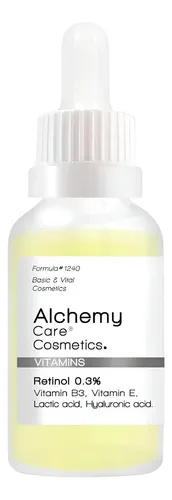 Alchemy Sérum Retinol 0.3% 30ml Antiarrugas con Ácido Hialurónico Nocturno
