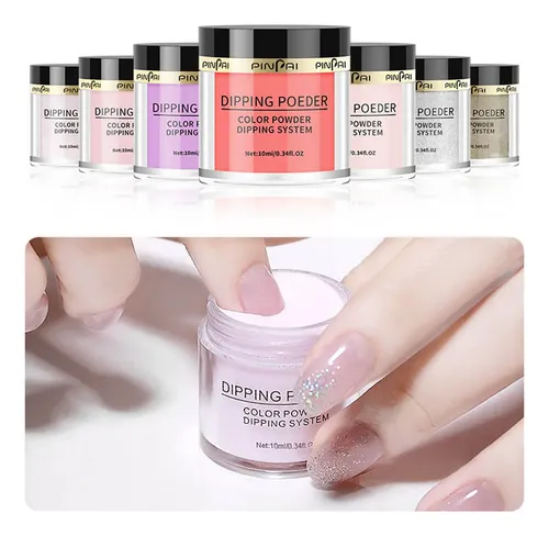Set De Polvos 2026 Xfw2 Para Uñas Que Brillan En La Oscurida