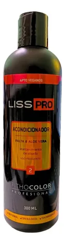Sh + Acond Liss Pro Mantenimiento Alisado X300 Ml Fithocolor