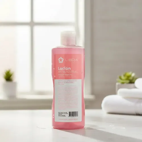 Locion Higienica Antibacterial Libra 1l Cloruro Benzalconio Todo Tipo De Piel Día/noche