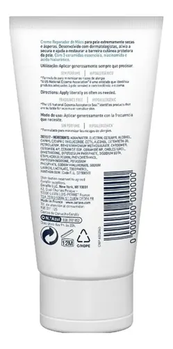 Cerave Crema Reparadora De Manos X 50 Ml