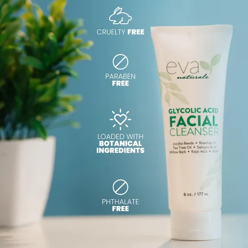 Eva Naturals Limpiador Facial Glicólico 180 Ml