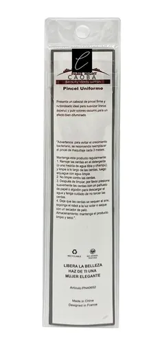 Brocha Invidual Uniforme Para Corrector Mango Madera