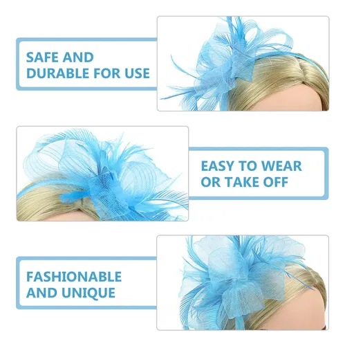 W; Pinza For El Pelo Veil Fascinator For Sombrero, Fiesta De