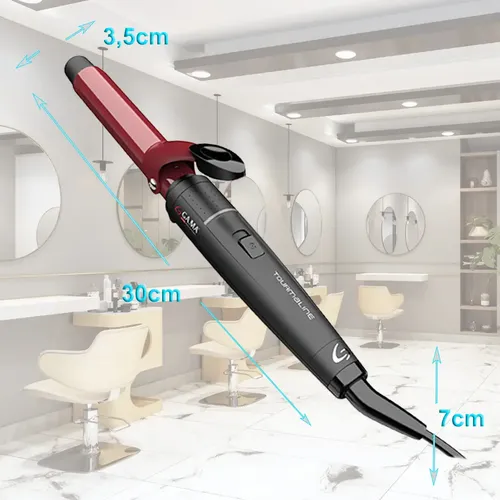 Buclera Gama Rulera Rizador Triple Ondas Rulos 19mm Viaje