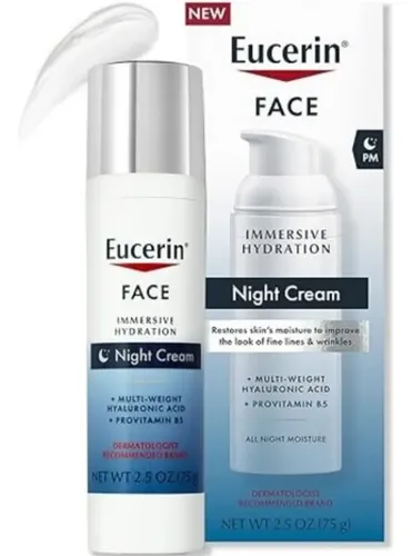 Eucerin Face Crema De Noche Hidratación Inmersiva 71g Tipo De Piel Todo Tipo De Piel