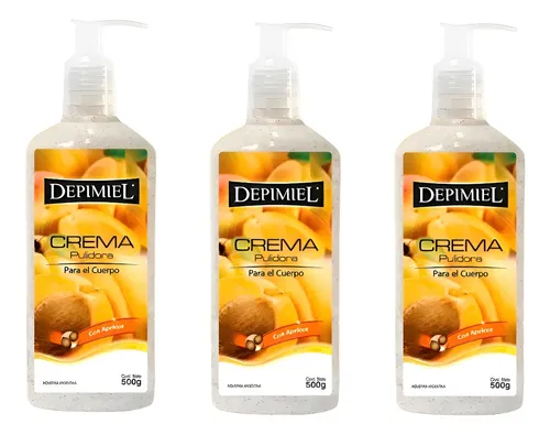 Crema Pulidora Exfoliante Para El Cuerpo Depimiel 500gr. X3