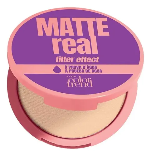 Avon Color Trend Maquillaje En Polvo Matte Real Tono Claro