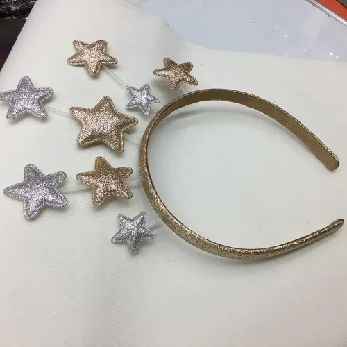 2 Diademas Para Niños Con Forma De Estrella De Pelo S
