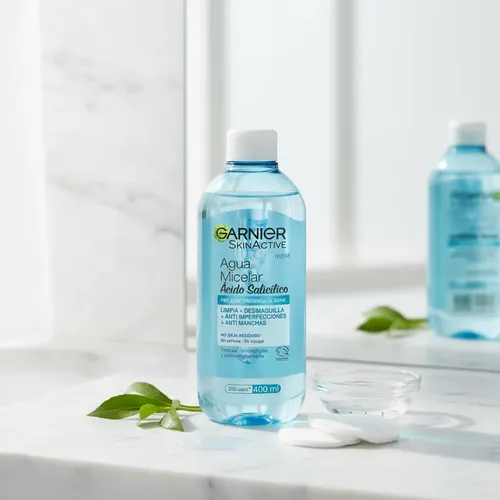 Agua Micelar Garnier Skin Active Acido Salicílico 400 Ml