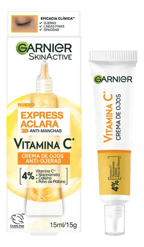 Garnier Express Aclara Crema De Ojos Reducción Ojeras Vit C