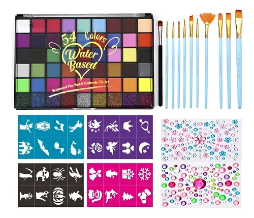 Juego De Pintura Facial, Paleta De Pintura For Carnavales