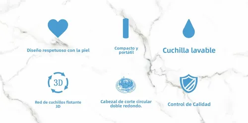 Depiladora Para Mujer Electrica,afeitadora Portátil Azul