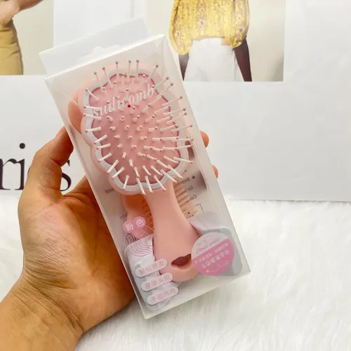 Mini Cepillo Para El Cabello Mojado, Pequeño Y Lindo Peine 2