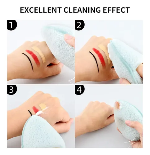 Fokmuaex 8 Esponjas De Baño Konjac  Esponja Facial For Z