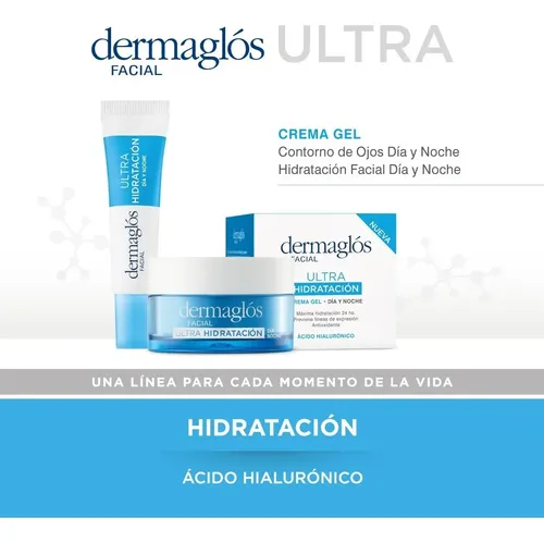 Dermaglós Crema Gel Contorno De Ojos Ultra Hidrat X 15gr