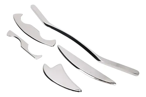 L Juego De 5 Herramientas De Masaje De Raspado Gua Sha Qq