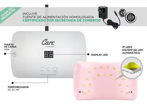 Kit Manicura Profesional Cabina Led Uv Uñas Gel Permanentes