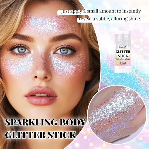 Barra De Purpurina Dageda Dazzle Para Cuerpo Y Rostro