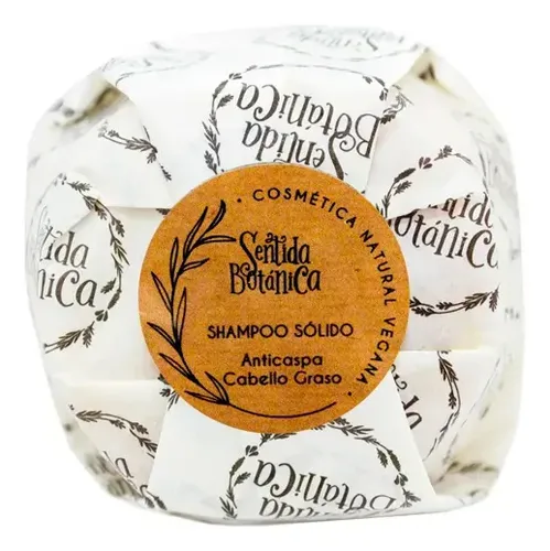 Shampoo Sólido Cabello Graso Sentida Botánica Vegano 60g