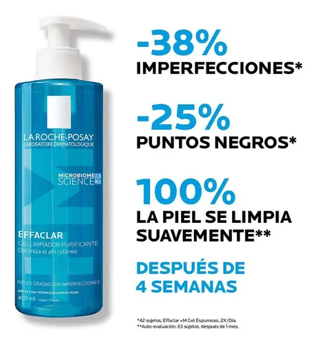 La Roche Posay Effaclar Gel 400ml Pieles Grasas Y Sensibles