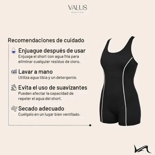 Malla Natacion Mujer Short Pierna Resistente Cloro Y Gorro