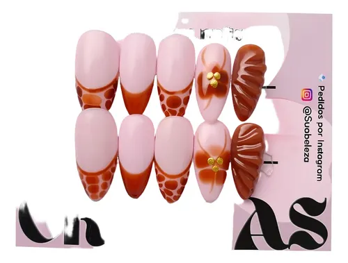 Uñas Press On/ Uñas Reutilizables De La Mejor Calidad!!!!