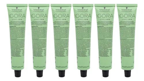Schwarzkopf Igora Zero Amm X6 Tinturas Tono A Elección X60ml