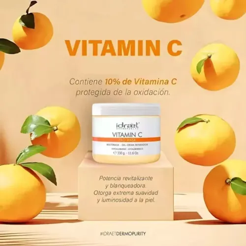 Crema Vitamina C Repara Y Regenera X 300gr. Idraet Tipo de piel Todo tipo de piel