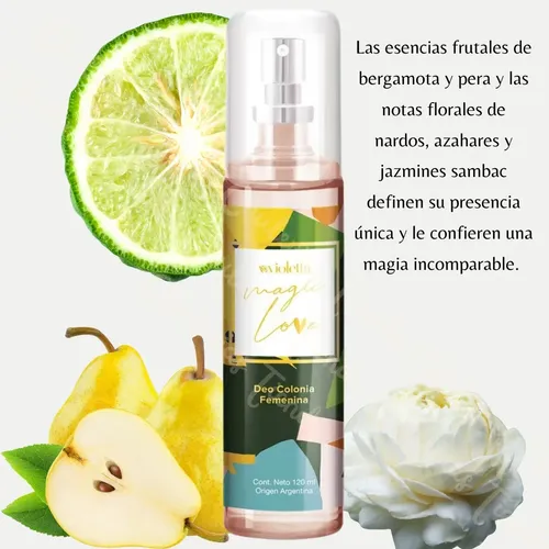 Perfume Mujer Deo Colonia Fem Magic Love Violetta Cosméticos