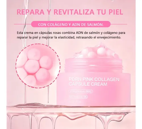 Cápsula De Colágeno Hidratante Crema Porno Rosa Adnzz