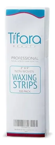 Tiras Grandes De Cera Corporal Y Facial No Tejidas De 3 X 9