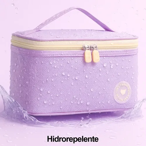 Portacosmeticos Neceser Organizador Viaje Maquillaje Estuche Color Aqua