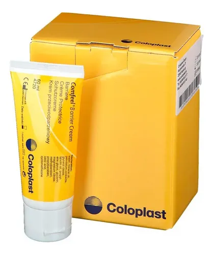 Crema Barrera Coloplast Comfeel 60g – Protector de Piel para Estomía, Colostomía, Ileostomía, Incontinencia, Curitas, Escaras y Ancianos Encamados – Piel Perilesional | Similar Cavilon 3M