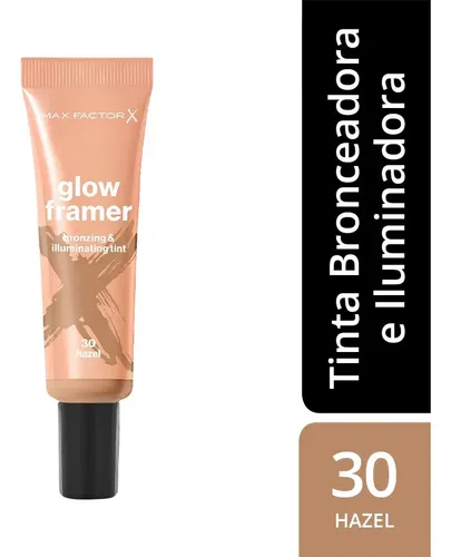 Tinta Bronzer e Iluminadora Max Factor Glow Framer Hazel 30