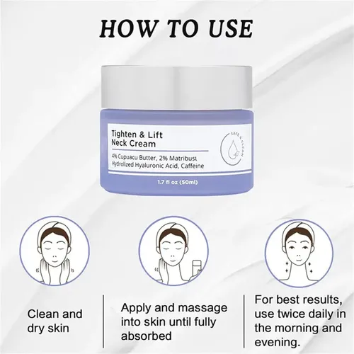 Crema Reafirmante De Cuello Para Reparación De Contornos .