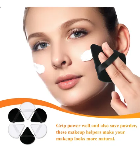 Polvo De Maquillaje Puff Nuenen Triangle Shape 100 Unidades