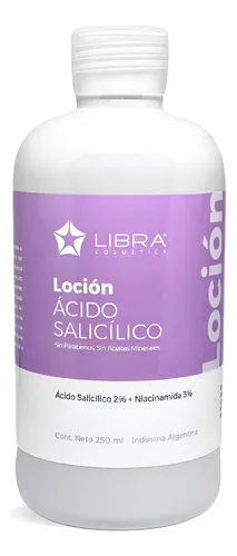 Locion Facial Piel Grasa Ácido Salicílico 250ml Libra