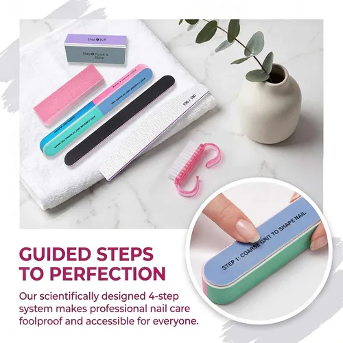 Set De Limas De Uñas Profesionales De 18 Piezas Para Decorac