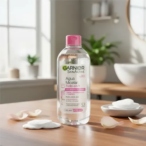 Agua Micelar Garnier Skin Active Todo En 1 X 400 Ml