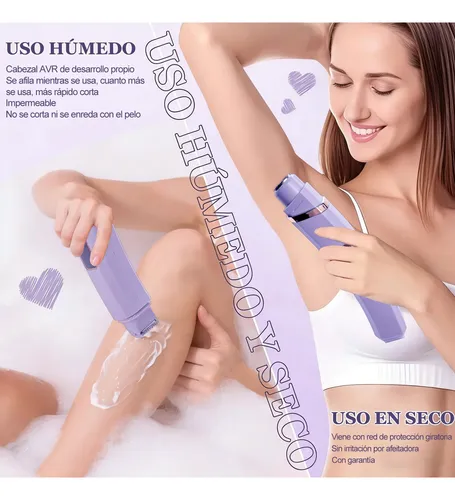 Xi Depiladora Para Mujer De Bikini Electrica Doble Cabeza