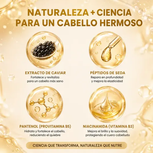 Serum De Caviar Claratierra Capilar Reparador Cabello 30ml