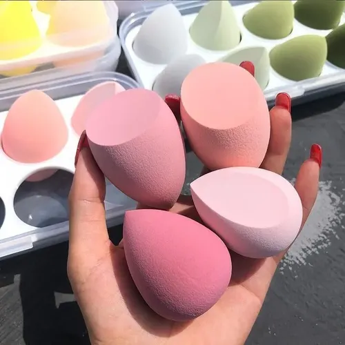 Esponjas De Maquillaje Beauty Blender 4 Piezas Húmedas Y Sec